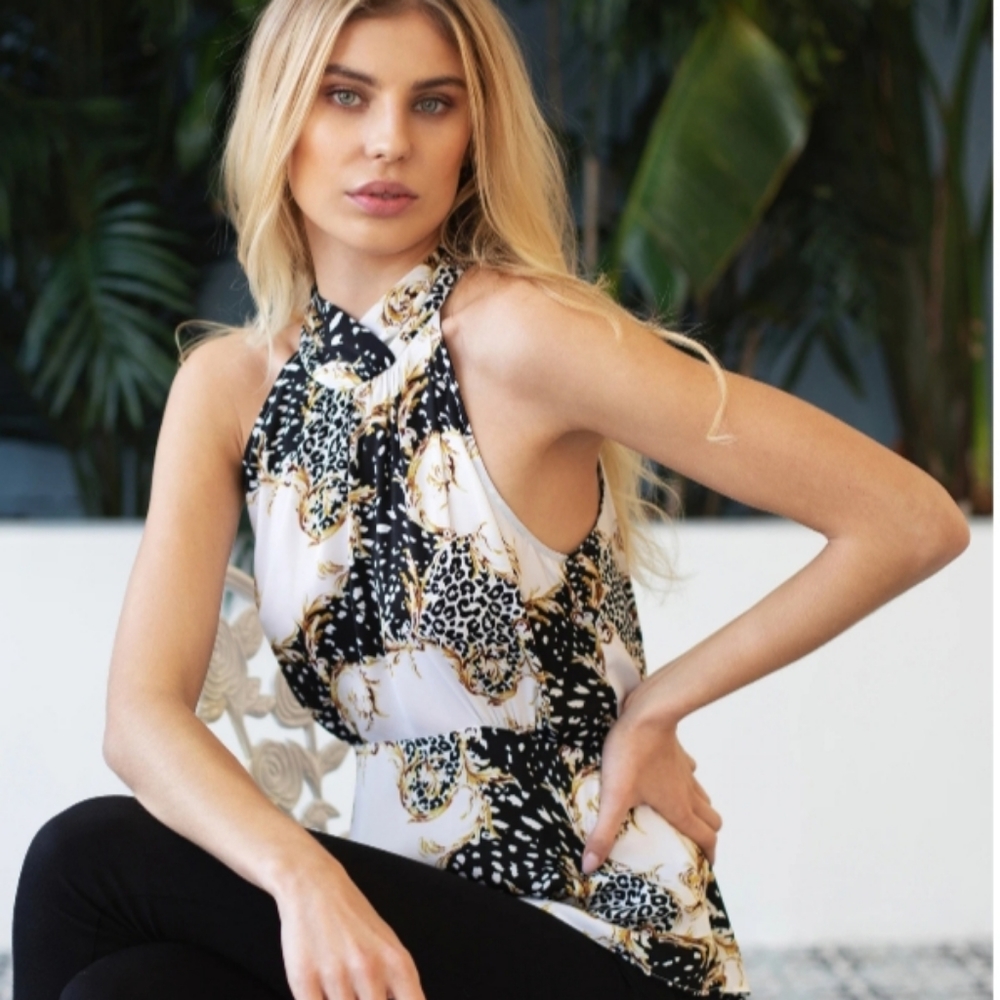 🌟Nairobi tie back top.